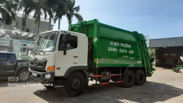 Xe Cuốn Ép Rác Hino Fm – 22 Khối